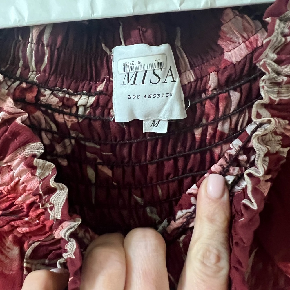Misa size medium. Only worn once for family pictures. Like new